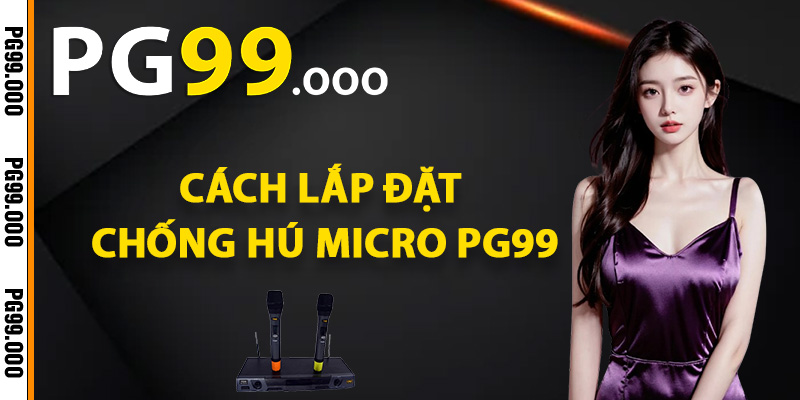 Hướng dẫn cách lắp đặt chống hú micro PG99